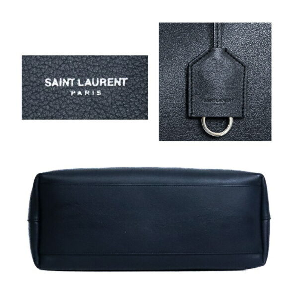 24 3730 04 Saint Laurent Shopping Tote Bag Navy