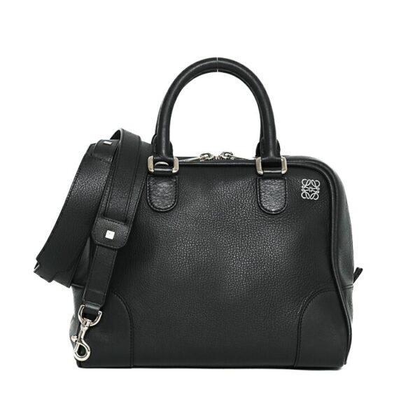 24 3732 01 Loewe Amazona 75 Medium Handbag Black