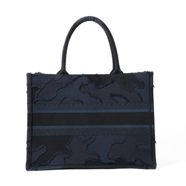 24 3775 03 Dior Book Tote Medium Camouflage Navy