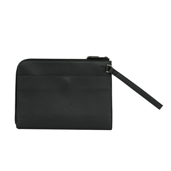 24 s550 03 Ferragamo Clutch Bag Leather Black