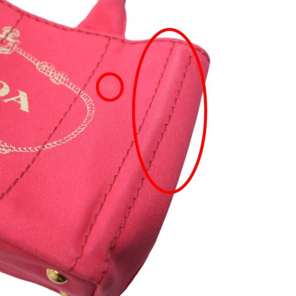 2401190072005 0 13 Prada Tote Bag Canvas Canapa Pink