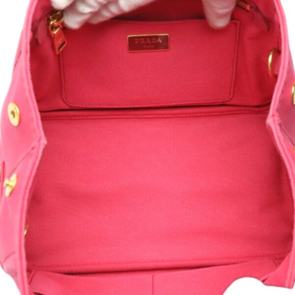 2401190072005 0 19 Prada Tote Bag Canvas Canapa Pink