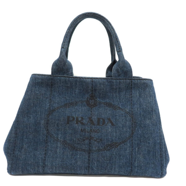 24029401 Prada Canapa Tote Denim