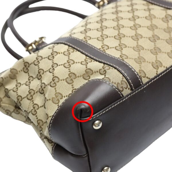 2403160002032 8 Gucci Tote Bag Handbag GG Canvas Beige