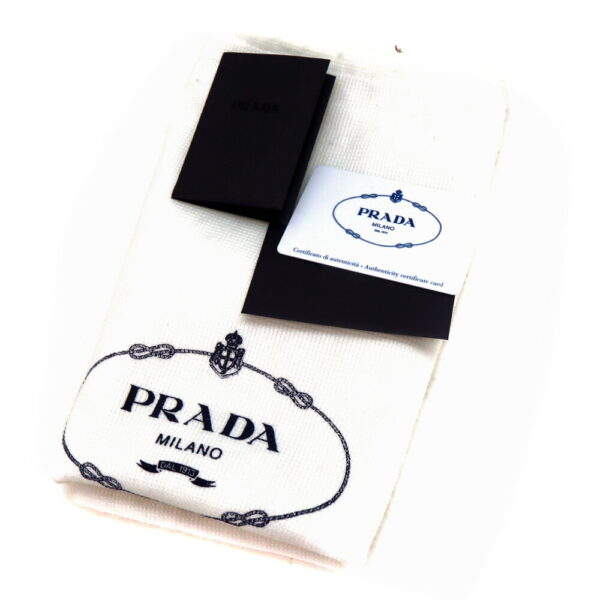 24251 10 Prada Shoulder Bag Nylon Black