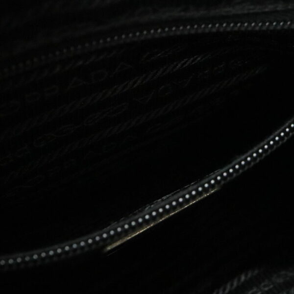 2519 7 Prada Shoulder Bag Nylon Black