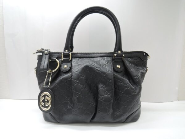 2552773941 Gucci Guccisima Sookie Handbag Black