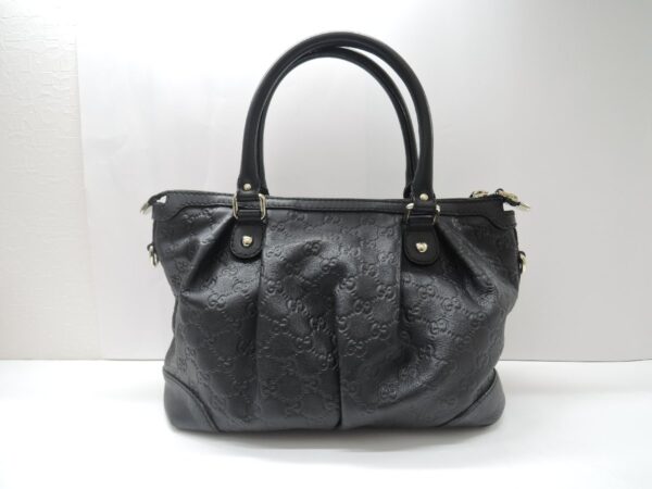 2552774006 Gucci Guccisima Sookie Handbag Black