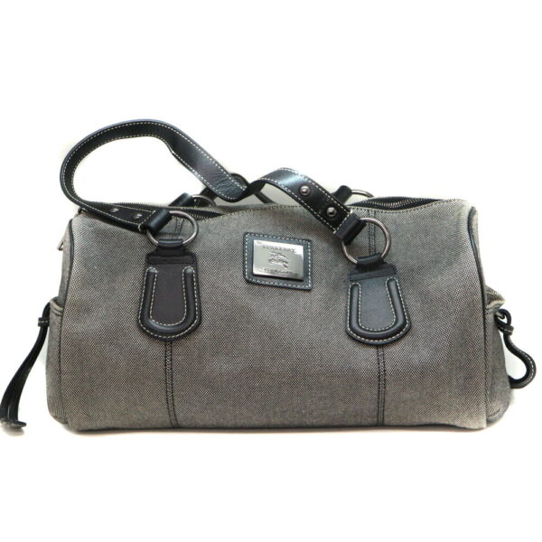 2625 1 Burberry Shoulder Bag Gray Black