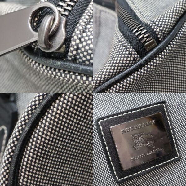 2625 10 Burberry Shoulder Bag Gray Black