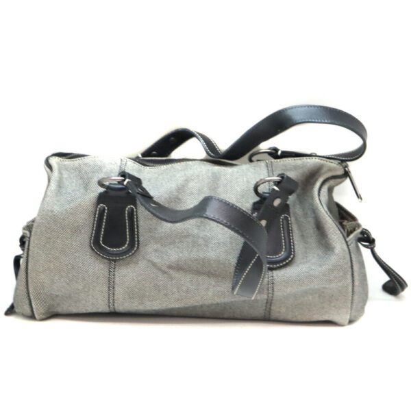 2625 2 Burberry Shoulder Bag Gray Black