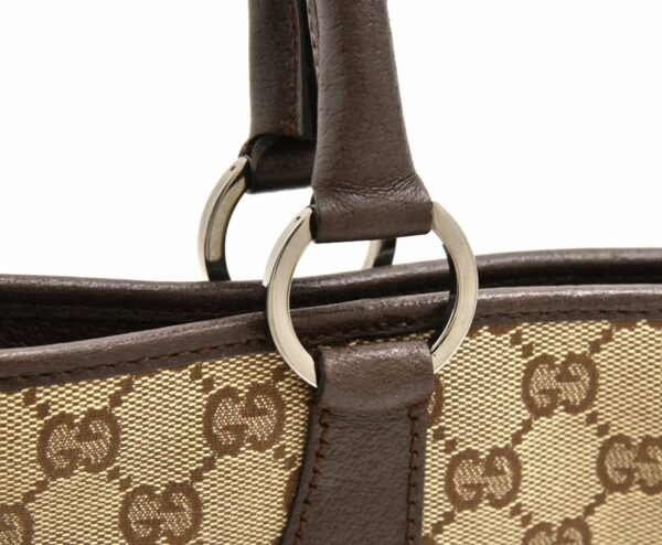 31720518 6 Gucci GG Shoulder Tote Bag Khaki