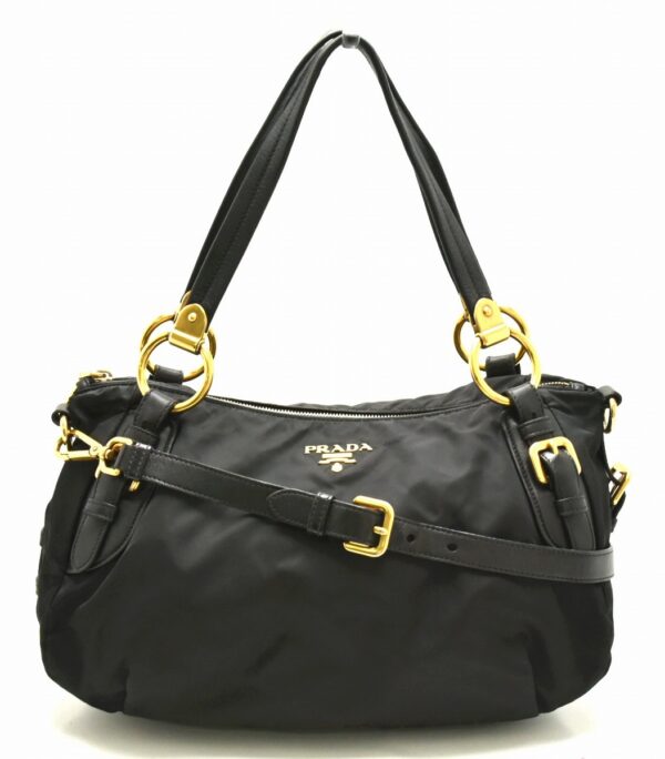 31720519 Prada Handbag Nylon Nero Black