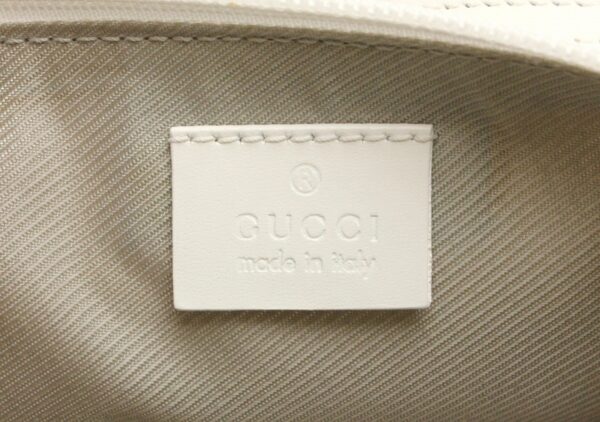 31720557 8 Gucci GG Leather Hand Pouch White