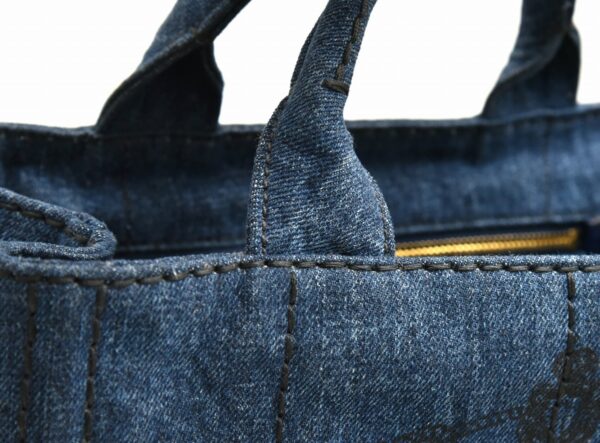 31721266 6 Prada Canapa Tote Bag Denim Blue