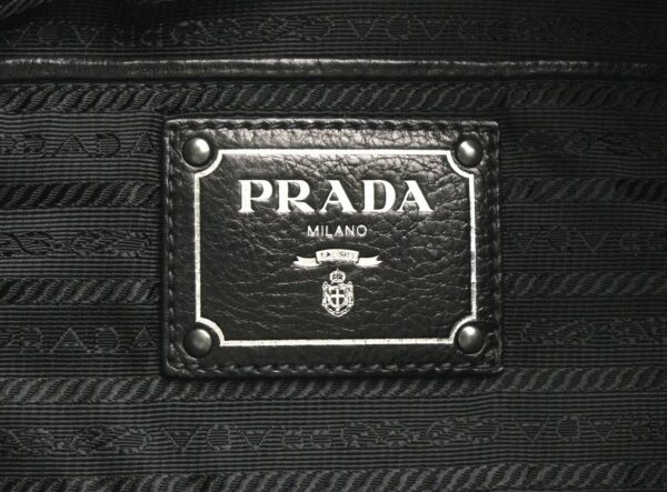 31721545 8 Prada Glace Calf Shoulder Bag Leather Nero Black