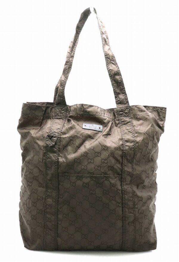 31721829 Gucci GG Teddy Bear Eco Shopping Tote Bag Brown