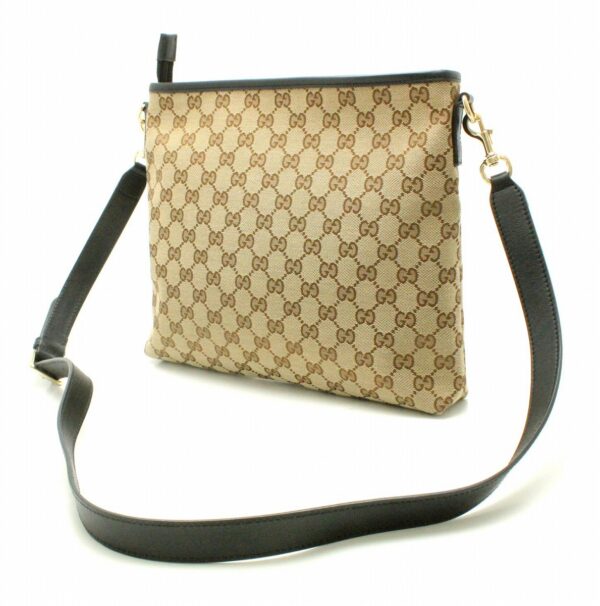 31721994 1 Gucci GG Webbing Line Crossbody Shoulder Bag Khaki