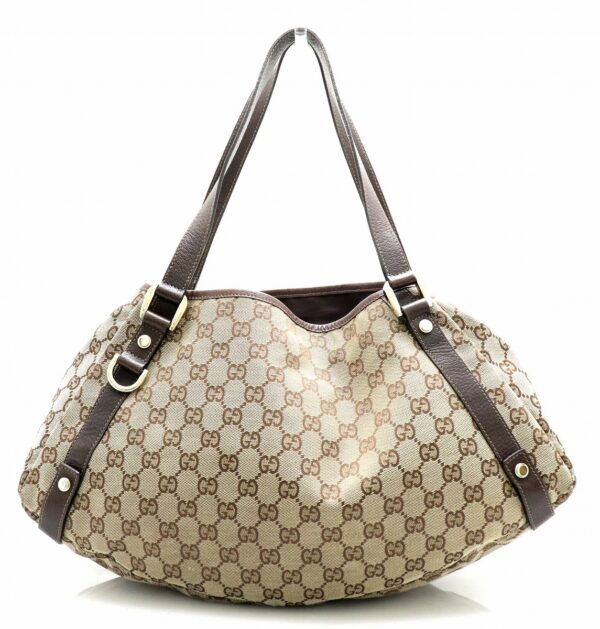 31722114 Gucci GG Shoulder Tote Bag Brown