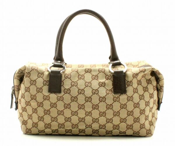 31730381 Gucci GG Leather Handbag Khaki