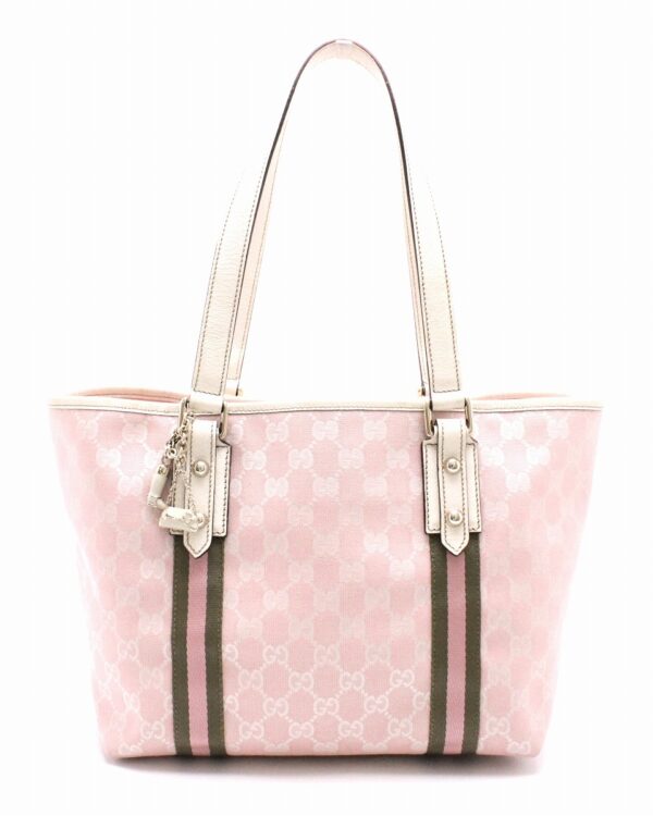 31730636 Gucci GG Leather Tote Bag Pink