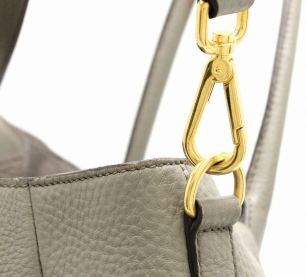 31730686 6 Prada 2way Shoulder Bag Leather Gray