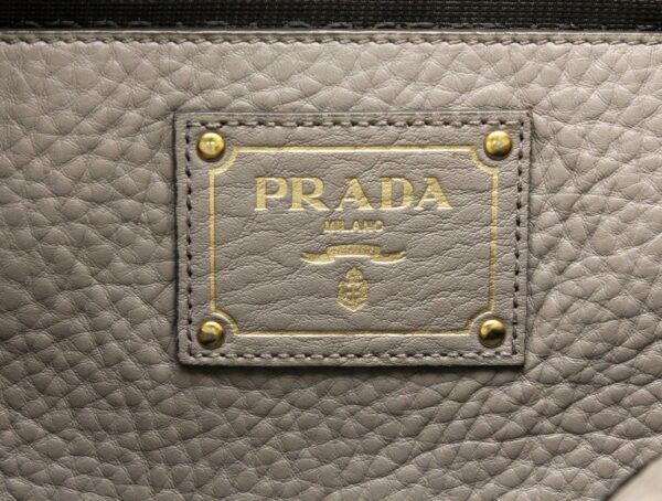 31730686 8 Prada 2way Shoulder Bag Leather Gray