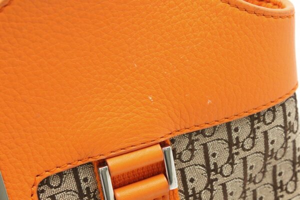 31731736 7 Christian Dior Diorissimo Tote Bag Leather Orange Beige