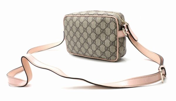 31731864 1 Gucci GG Plus GG Supreme Crossbody Shoulder Bag Khaki