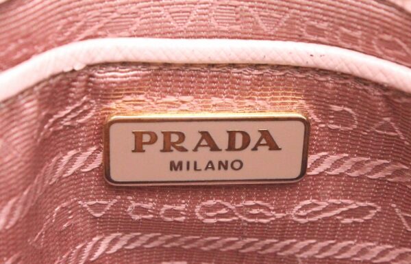 31731922 8 Prada Saffiano Lux 2way Shoulder Bag Leather Pink