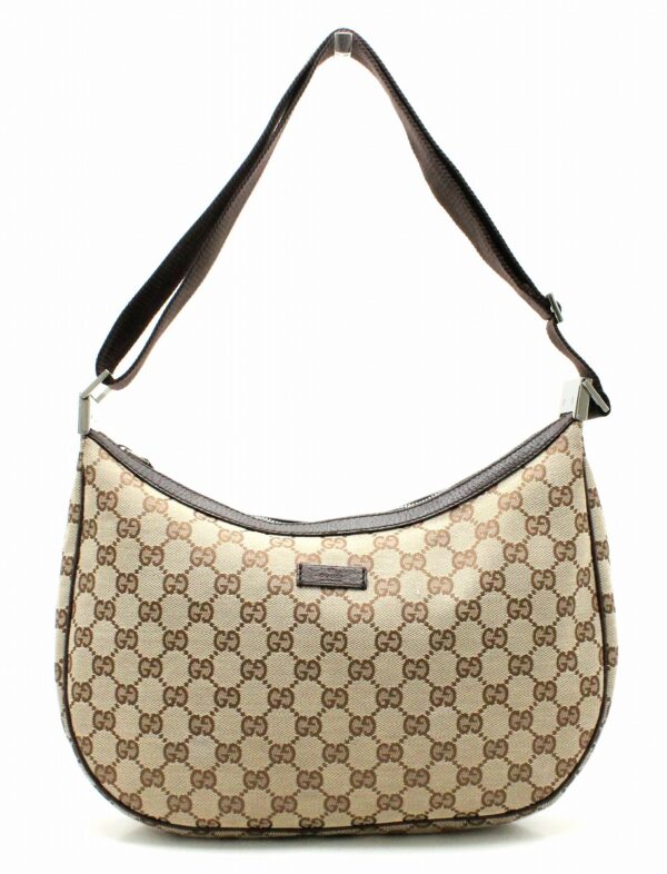 31732031 Gucci GG Diagonal Shoulder Bag Khaki