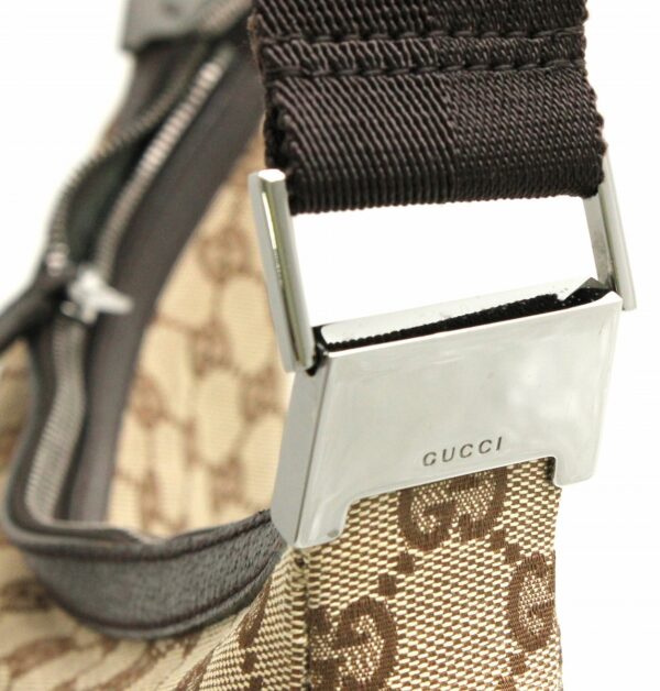 31732031 6 Gucci GG Diagonal Shoulder Bag Khaki