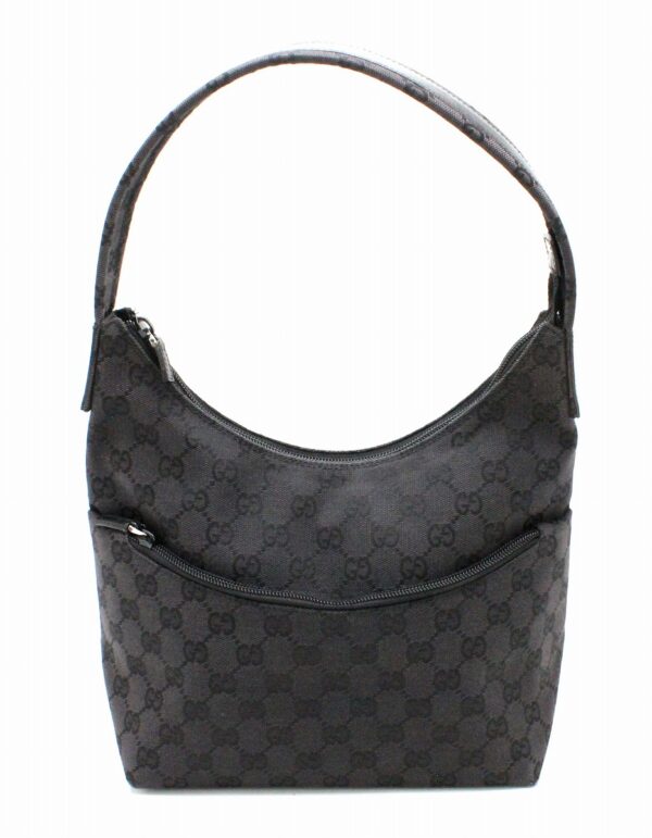 31732358 Gucci GG Leather Handbag Black