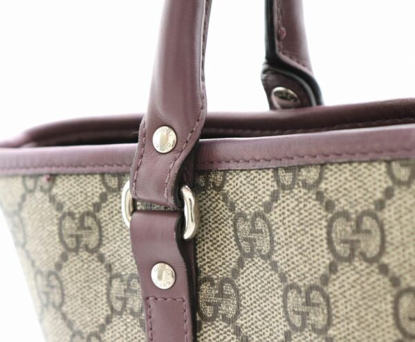 31732425 6 Gucci GG Supreme Mini Tote Bag Beige