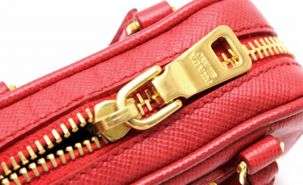 31740123 6 Prada Saffiano Mini Bag Leather Red