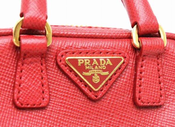 31740123 8 Prada Saffiano Mini Bag Leather Red