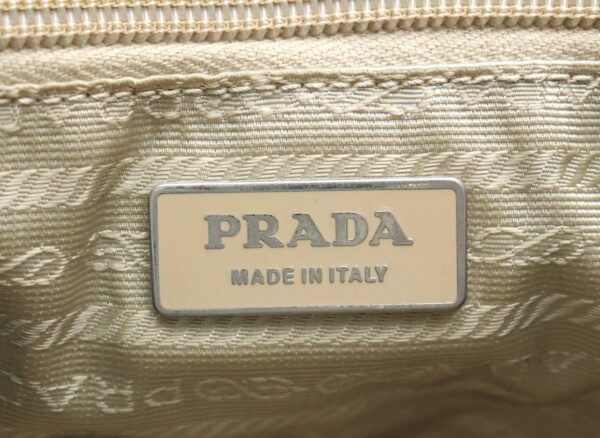 31740943 8 Prada Camouflage Pattern Shoulder Bag Nylon Leather Green Brown