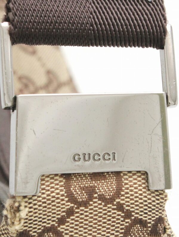 31741469 6 Gucci GG Diagonal Shoulder Bag Khaki