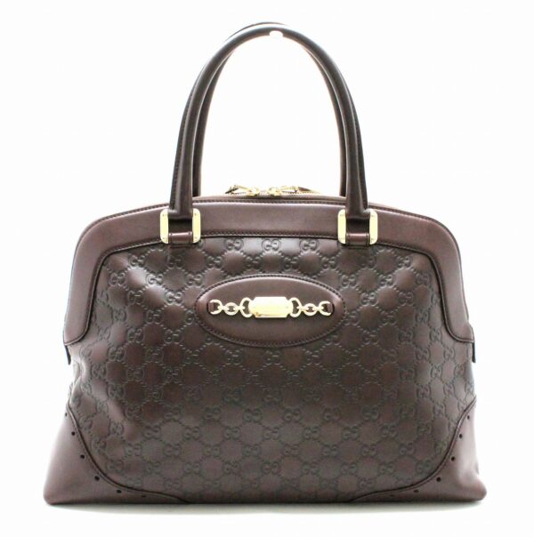 31741786 Gucci Guccisima Horsebit Bag Brown