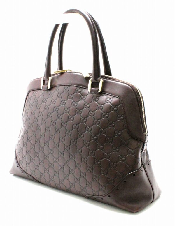 31741786 1 Gucci Guccisima Horsebit Bag Brown