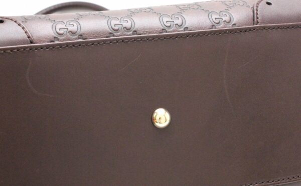 31741786 7 Gucci Guccisima Horsebit Bag Brown