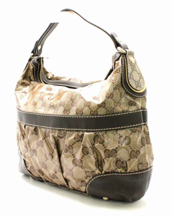 31750016 1 Gucci GG Crystal One Shoulder Bag Khaki