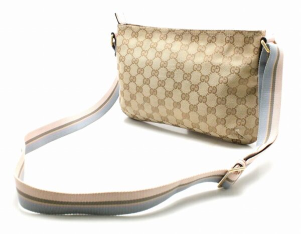 31750964 1 Gucci GG Diagonal Shoulder Bag Khaki