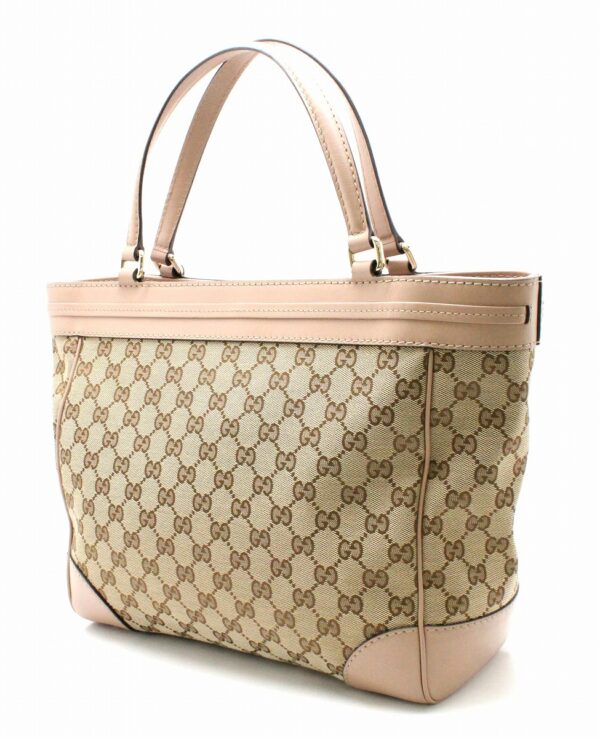 31751331 1 Gucci Mayfair Ribbon GG Tote Handbag Khaki