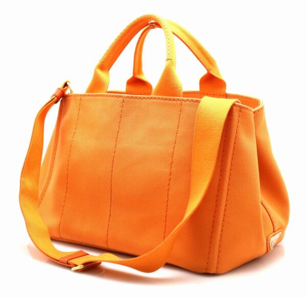 31760228 1 Prada Canapa 2WAY Tote Bag Orange