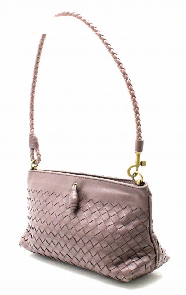 31760906 1 Bottega Veneta Intrecciato Shoulder Bag Purple