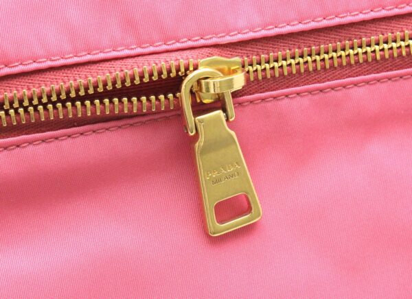 31761435 5 Prada Nylon 2WAY Shoulder Bag Shocking Pink