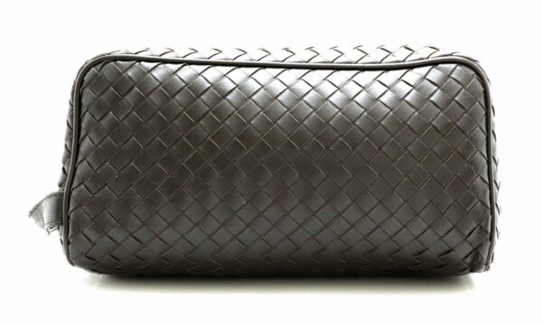 31761492 Bottega Veneta Intrecciato Clutch Bag Bag Leather Calf Brown