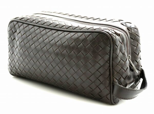 31761492 1 Bottega Veneta Intrecciato Clutch Bag Bag Leather Calf Brown