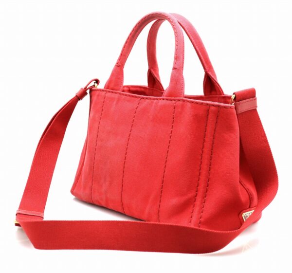 31761494 1 Prada Canapa 2WAY Tote Bag Red